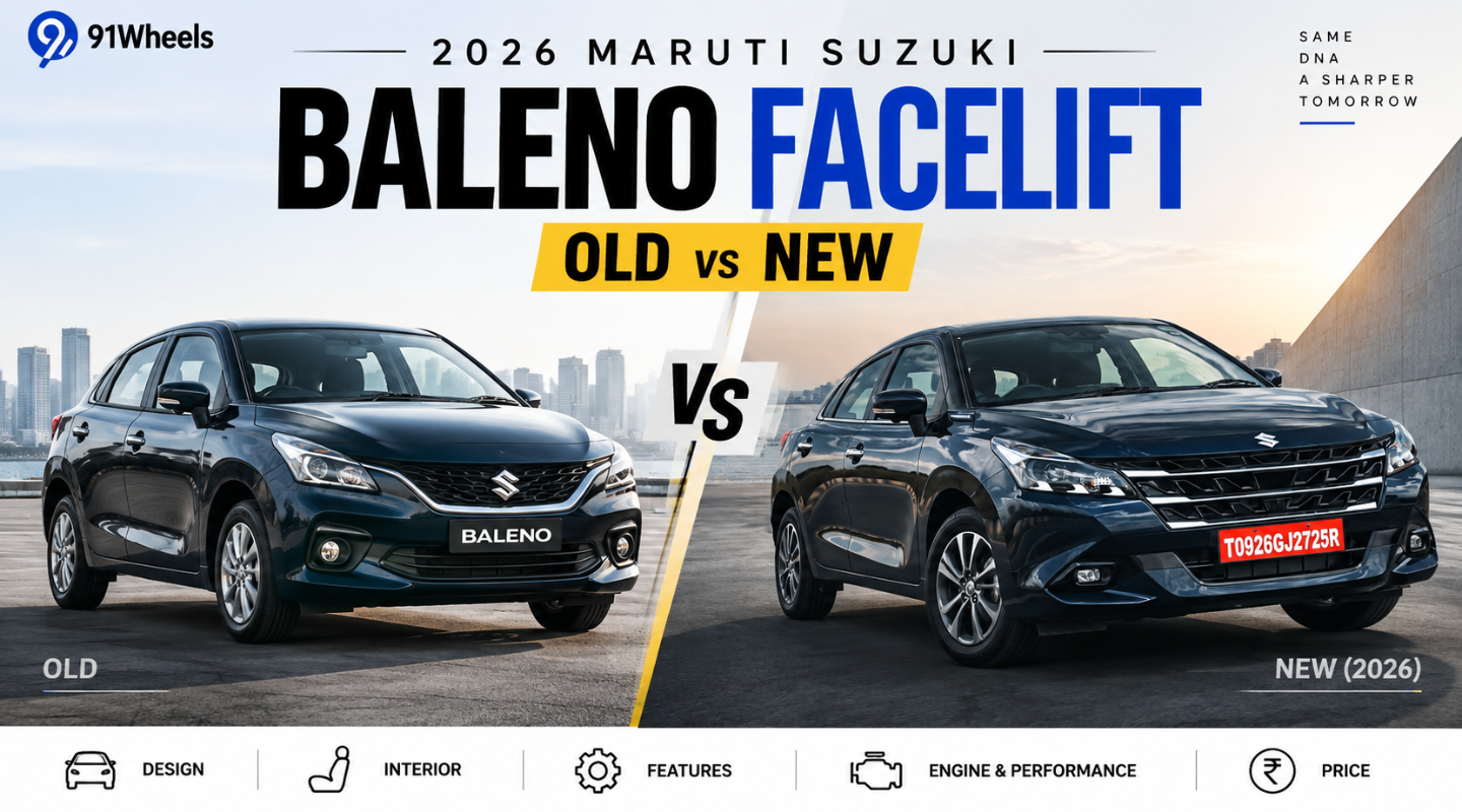 2026 Maruti Suzuki Baleno Facelift: Old vs New Compared